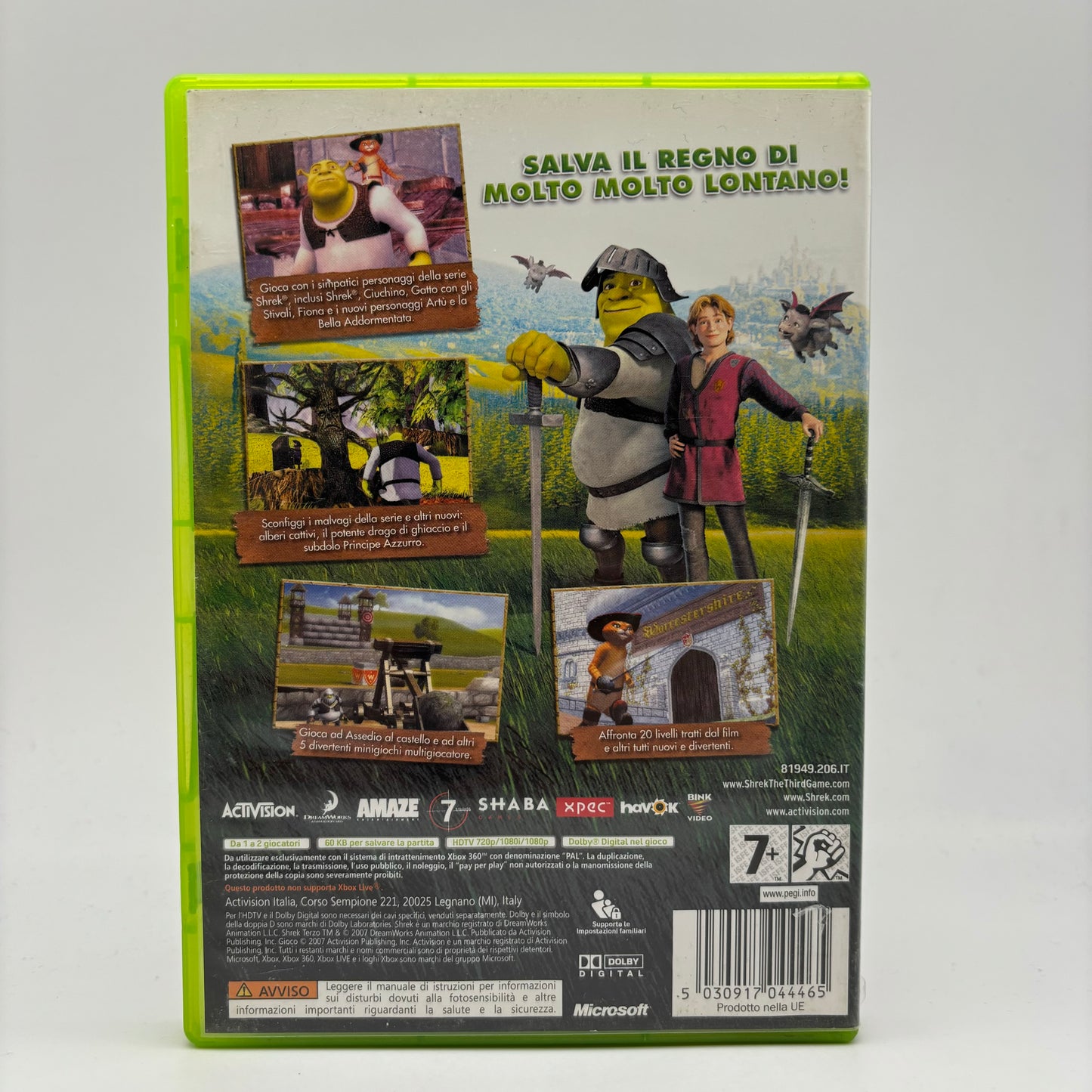 Shrek Terzo Xbox 360 Pal Ita (USATO)