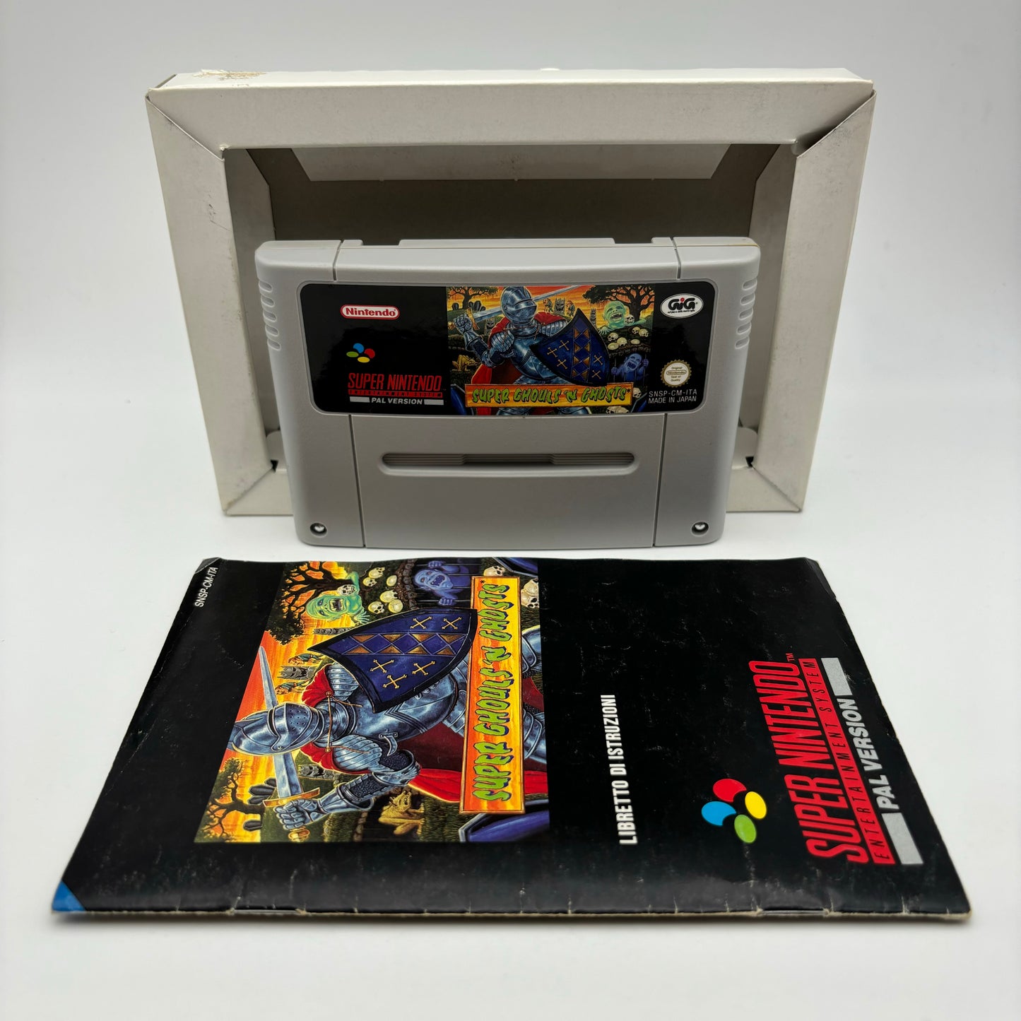 Super Ghouls ‘n Ghosts SNES Super Nintendo PAL ITA (Usato)