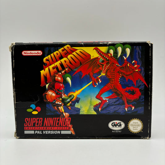 Super Metroid SNES Super Nintendo PAL-ITA (Usato) (LEGGERE Descrizione)