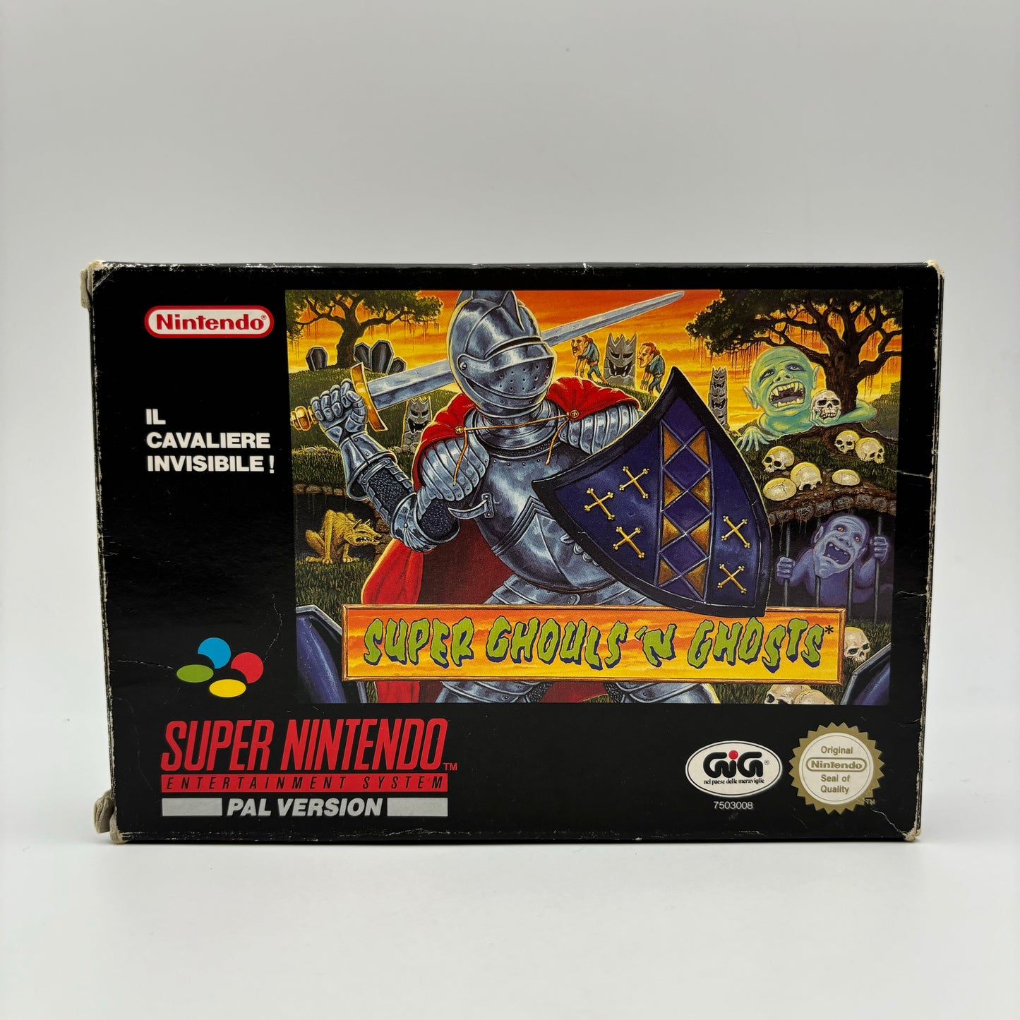 Super Ghouls ‘n Ghosts SNES Super Nintendo PAL ITA (Usato)