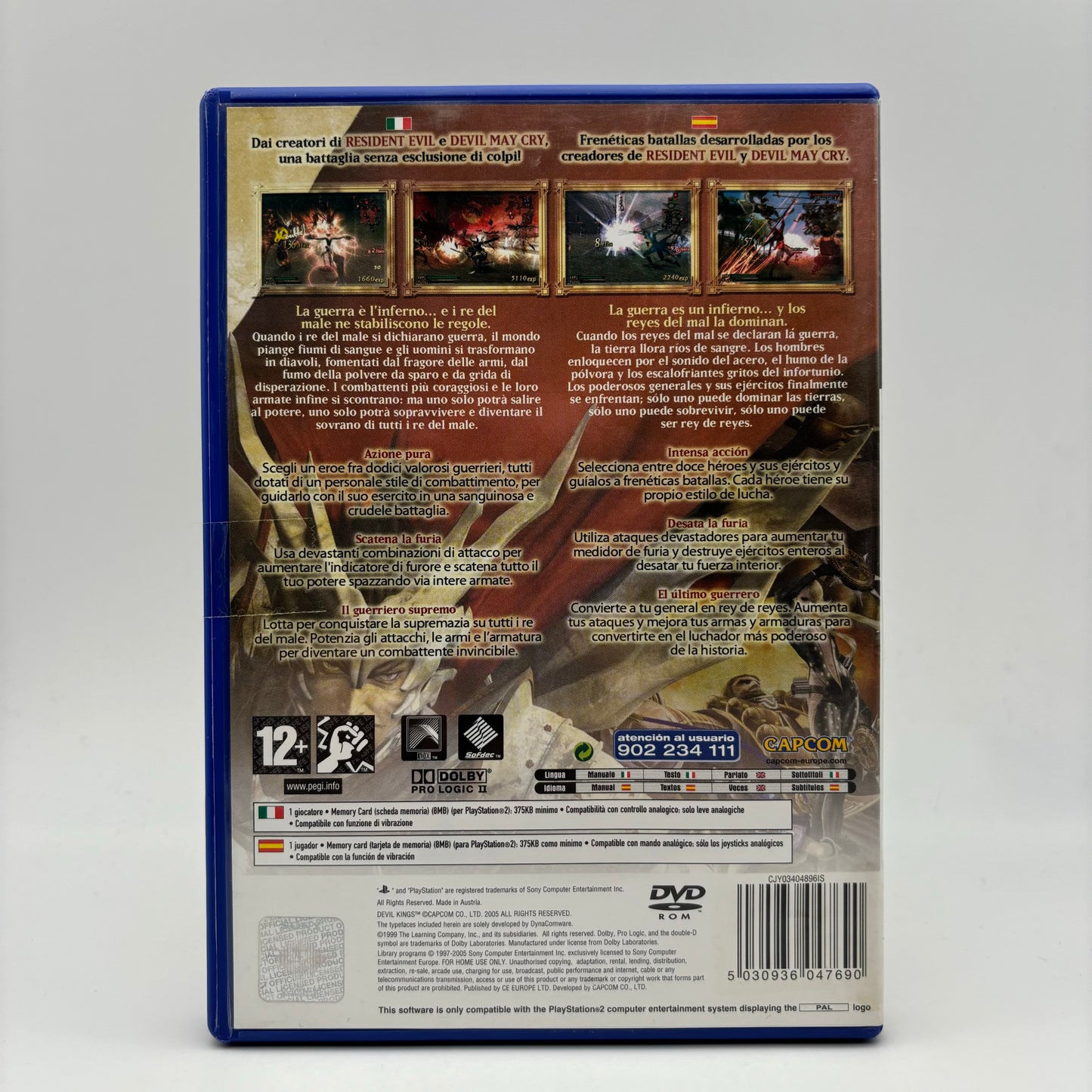 Devil Kings PAL ITA PS2 PlayStation 2 (USATO)