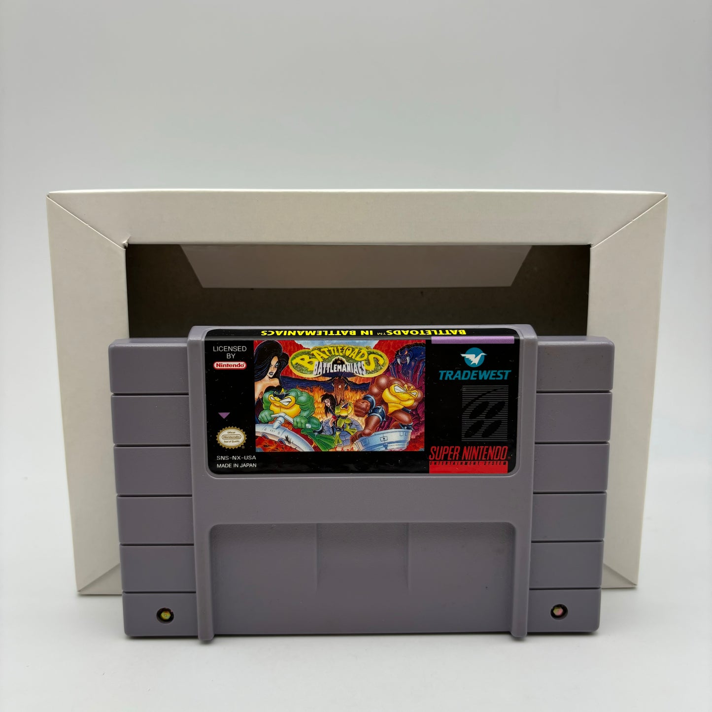 Battletoads in Battlemaniacs SNES Super Nintendo NTSC-USA (Usato)