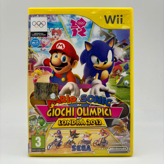 Mario & Sonic ai Giochi Olimpici di Londra 2012 Nintendo Wii PAL ITA (USATO)