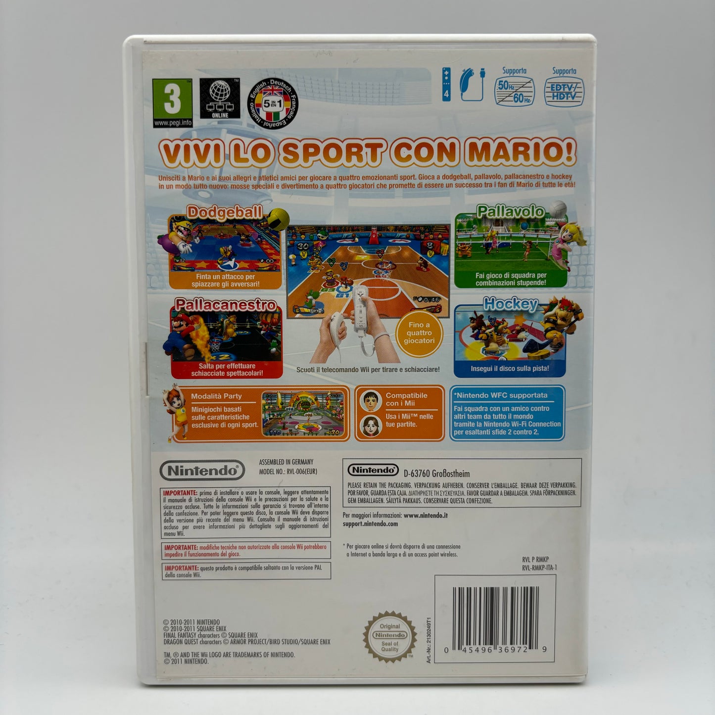 Mario Sports Mix Nintendo Wii PAL ITA (USATO)