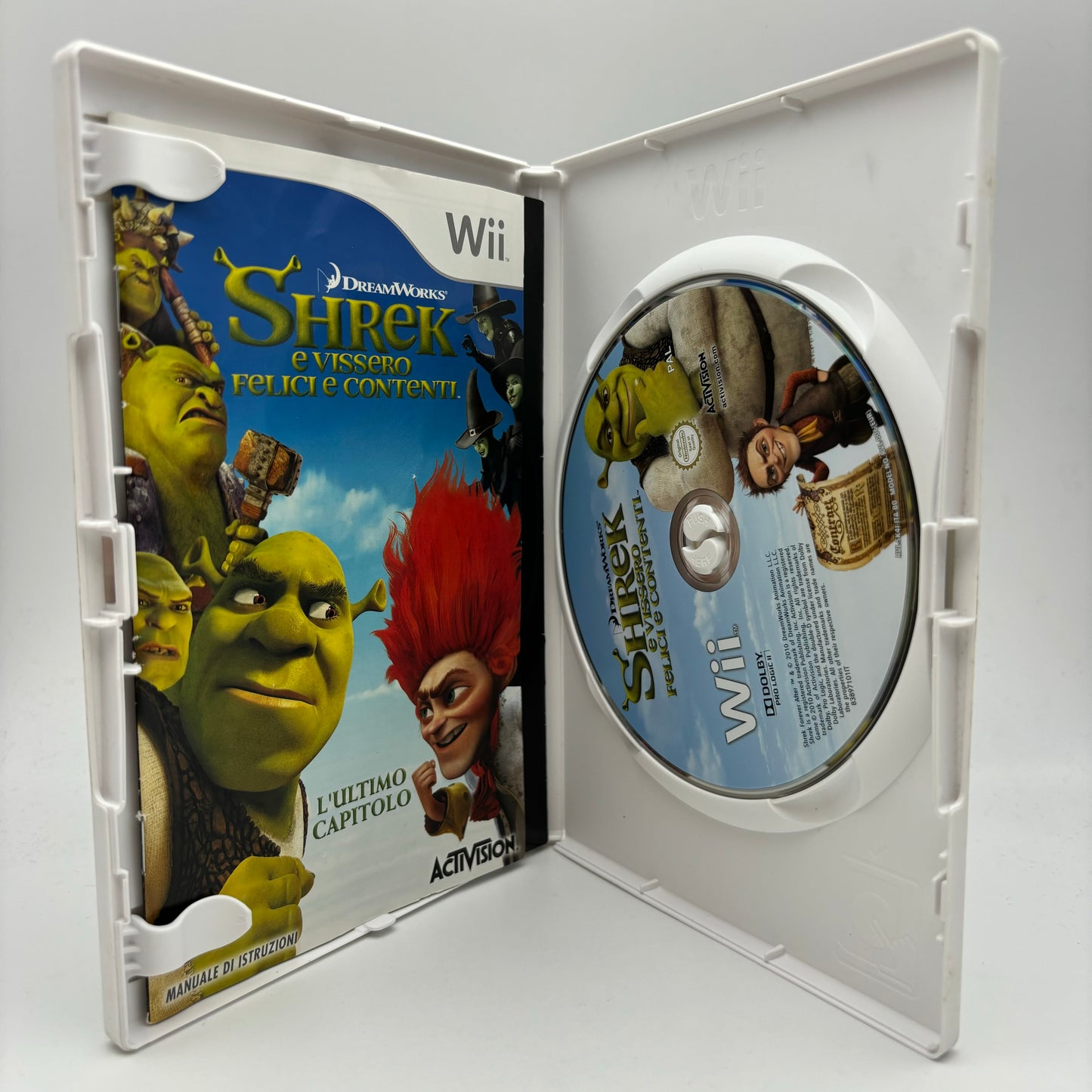 Shrek e Vissero Felici e Contenti Nintendo Wii PAL ITA (USATO)