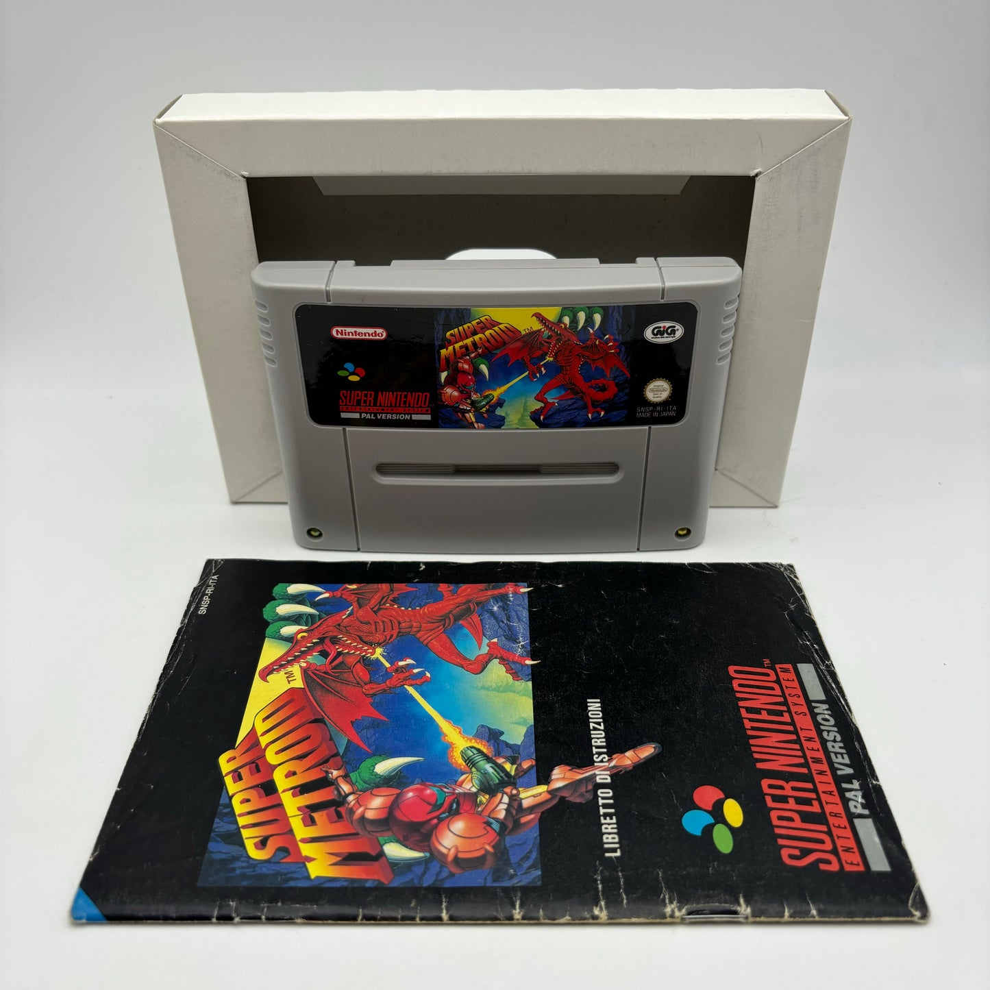 Super Metroid SNES Super Nintendo PAL-ITA (Usato) (LEGGERE Descrizione)