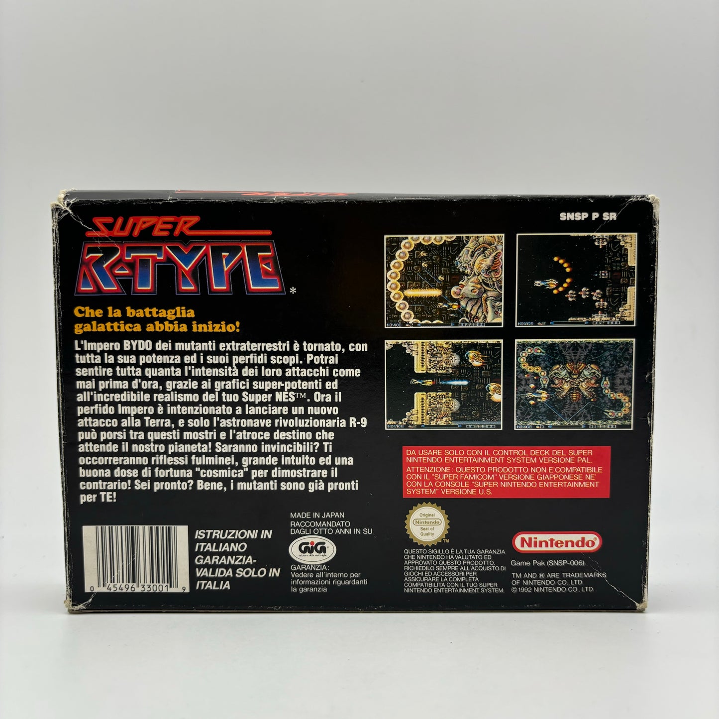 Super R-Type SNES Super Nintendo PAL ITA (Usato)