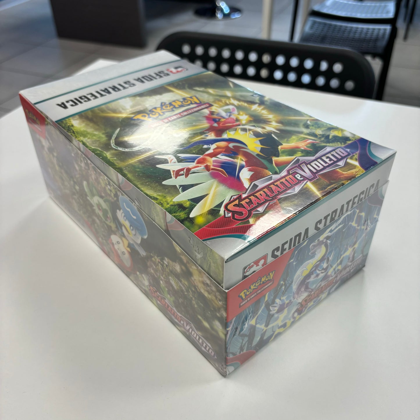 Pokemon Scarlatto e Violetto Box 10x kit Prerelease Sfida Strategica