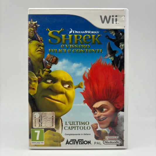 Shrek e Vissero Felici e Contenti Nintendo Wii PAL ITA (USATO)