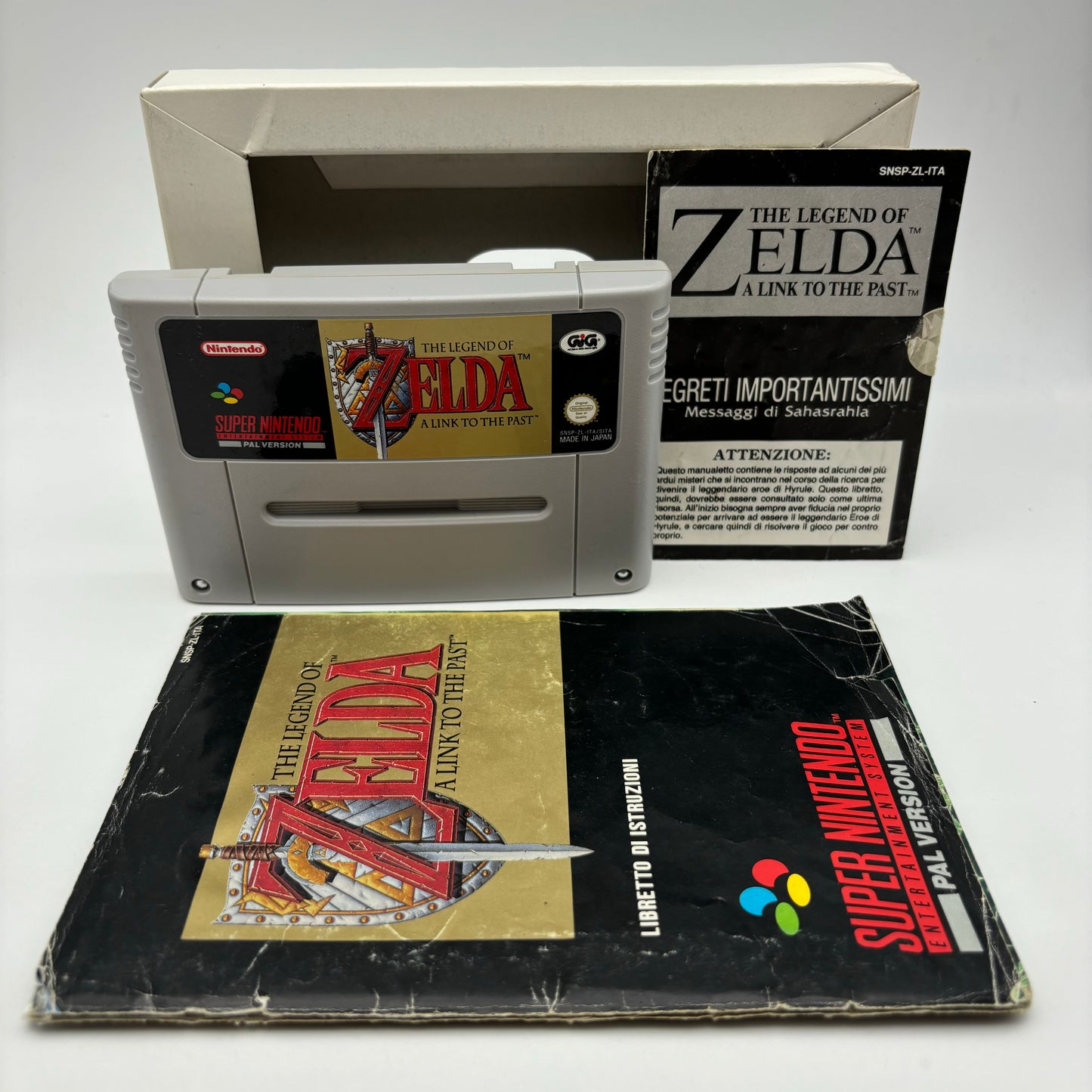 The Legend of Zelda A Link to the Past SNES Super Nintendo PAL-ITA (Usato)