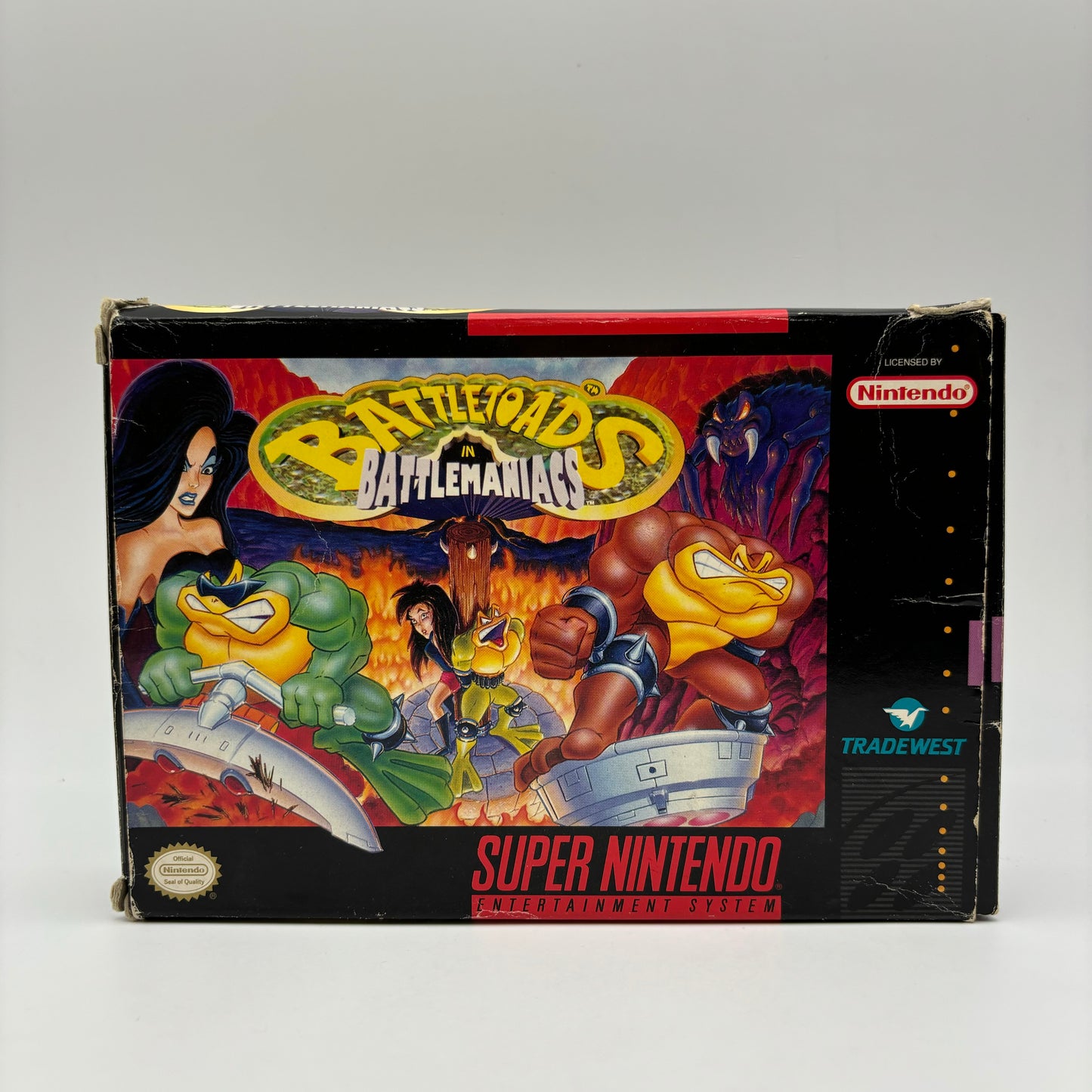 Battletoads in Battlemaniacs SNES Super Nintendo NTSC-USA (Usato)