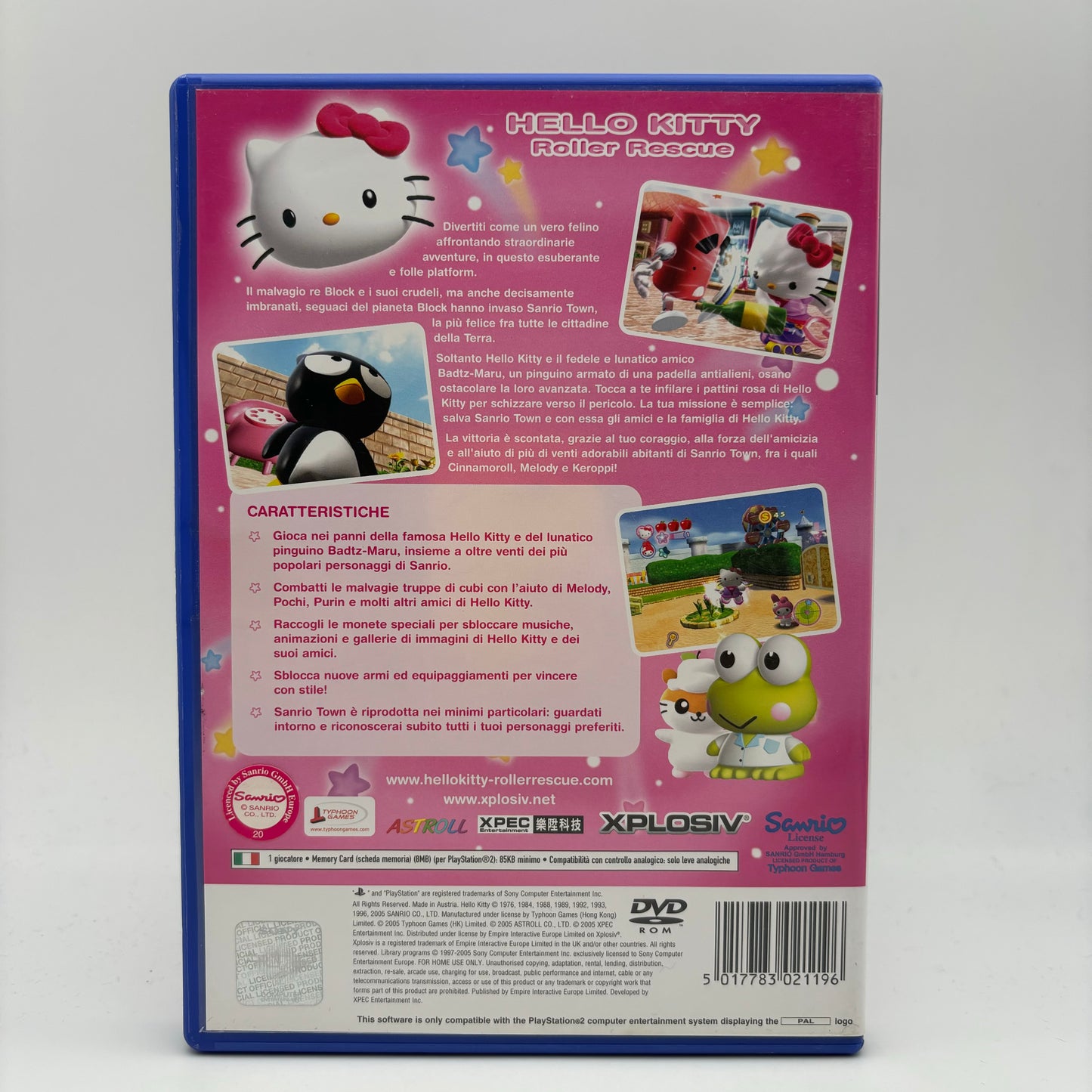 Hello Kitty Roller Rescue PAL ITA PS2 Playstation 2 (USATO)