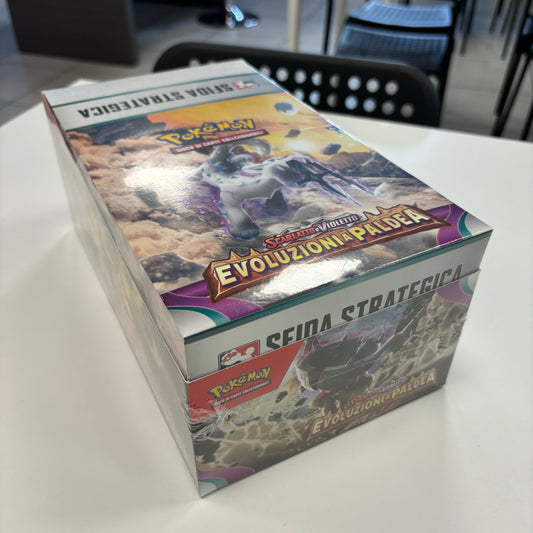 Pokemon Evoluzioni a Paldea Box 10x kit Prerelease Sfida Strategica