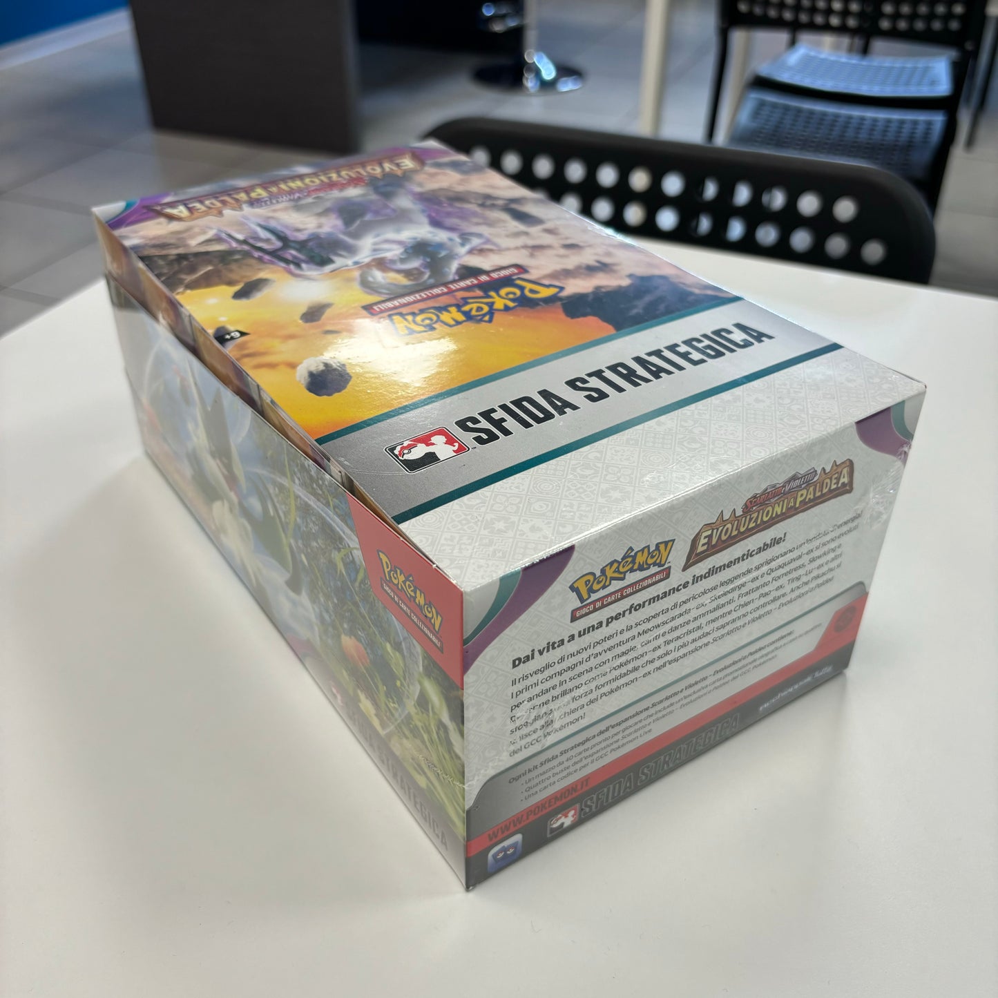 Pokemon Evoluzioni a Paldea Box 10x kit Prerelease Sfida Strategica