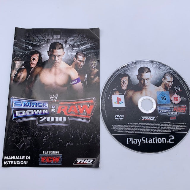 Smackdown Vs Raw 2010 PS2 Playstation 2 PAL ITA (USATO)