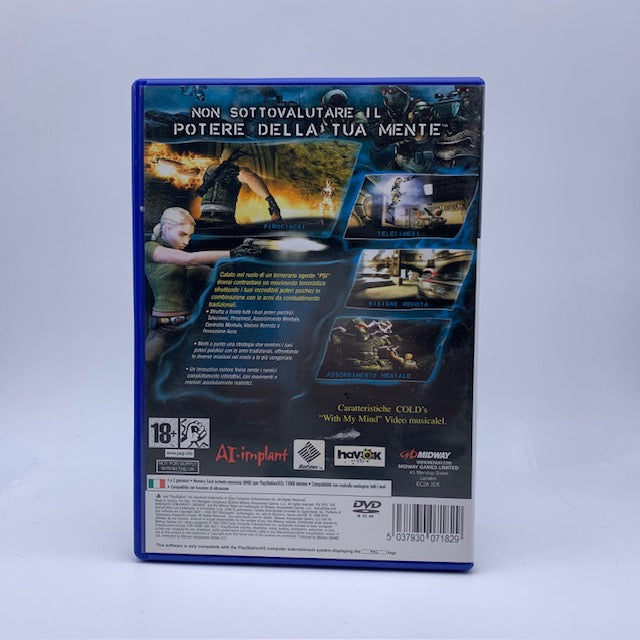 Psi-Ops The Mindgate Conspiracy PS2 Playstation 2 PAL ITA (USATO)