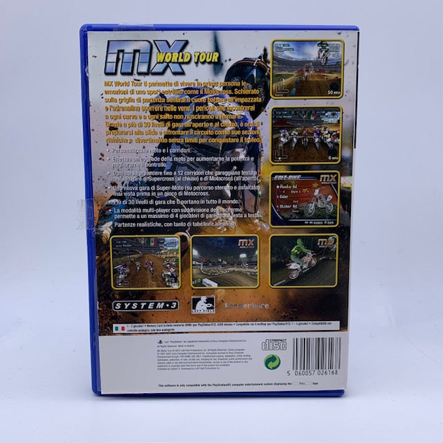 MX World Tour PS2 Playstation 2 PAL ITA (USATO)