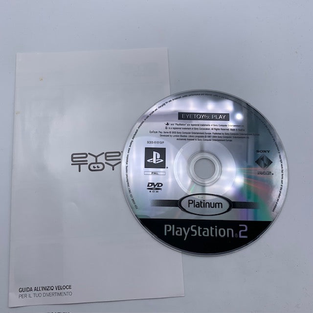 EyeToy Play Platinum PS2 Playstation 2 PAL ITA  (USATO)