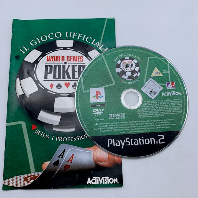 World Series of Poker PS2 Playstation 2 PAL ITA (USATO)