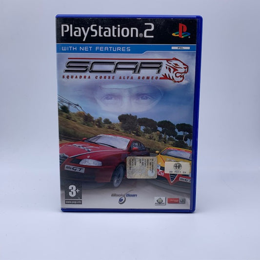 SCAR Squadra Corse Alfa Romeo PS2 Playstation 2 PAL ITA (USATO)
