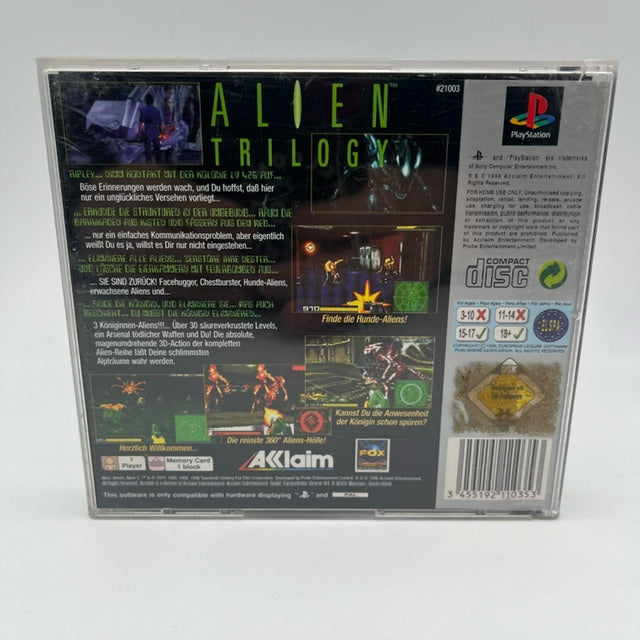 Alien Trilogy Platinum Sony Playstation 1 Pal Ger (USATO)