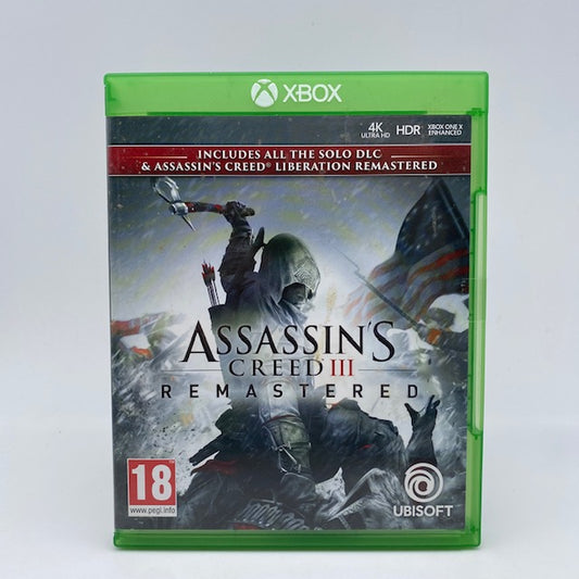 Assassin's Creed III 3 Remastered Xbox One PAL UK