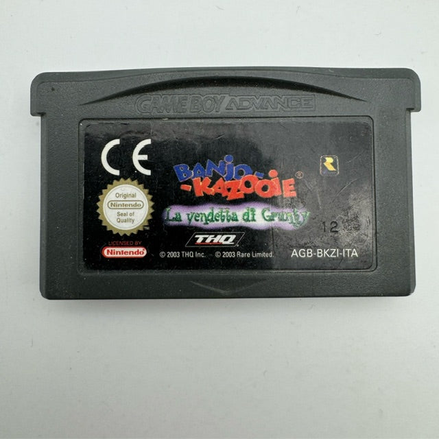 Banjo - Kazooie La Vendetta Di Grunty GBA Game Boy Advance PAL ITA LOOSE USATO)