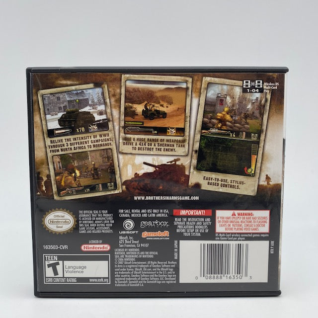 Brothers In Arms Ds Nintendo DS NDS NTSC-USA (USATO)