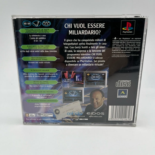 Chi Vuol Essere Miliardario ? PS1 Playstation 1 PAL ITA (USATO)