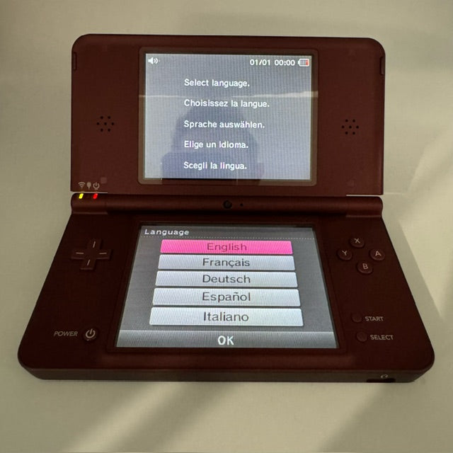 Console Nintendo DSI XL Rosso Vinaccia PAL (USATA)