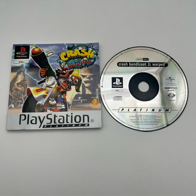 Crash Bandicoot 3 Warped Platinum PS1 PAL MULTI (USATO)