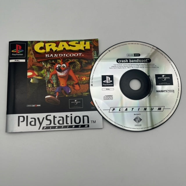 Crash Bandicoot Platinum PS1 Playstation 1 PAL MULTI (USATO)