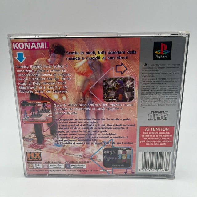 Dancing Stage Party Edition Platinum Ps1 Playstation 1 PAL ITA (USATO)