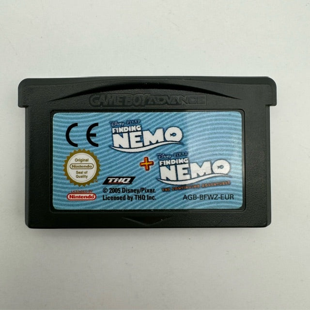 Disney Pixar Alla Ricerca Di Nemo + Alla Ricerca Di Nemo L'Avventura Continua GBA Game Boy Advance PAL UK LOOSE (USATO)