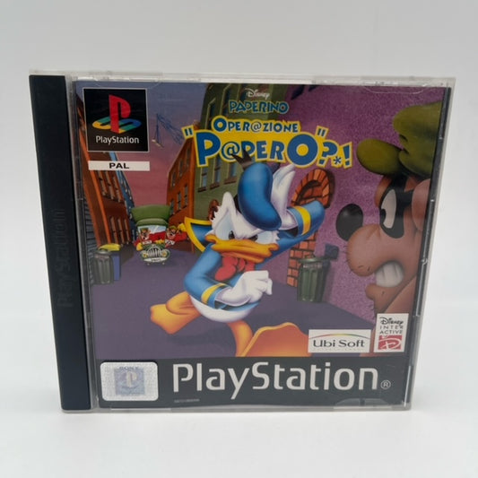 Disney Paperino Operazione Papero Platinum Sony Playstation 1 Pal Ita (USATO)