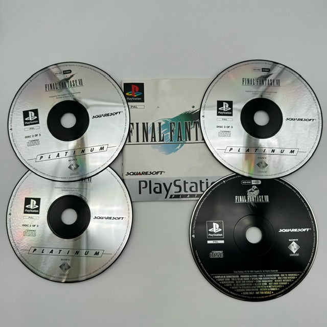 Final Fantasy VII 7 Platinum PS1 Playstation 1 PAL UK (USATO)