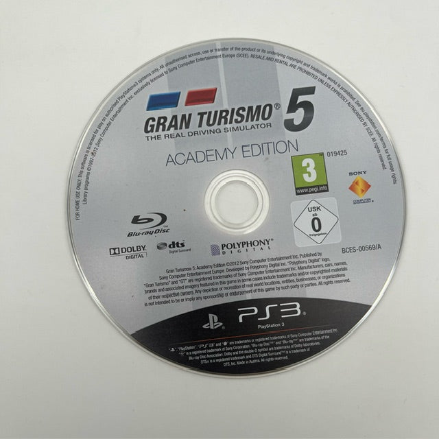 Gran Turismo 5 Academy Edition Sony Playstation 3 Pal Ita (USATO)