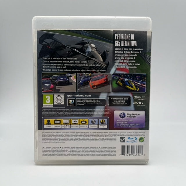 Gran Turismo 5 Academy Edition Sony Playstation 3 Pal Ita (USATO)