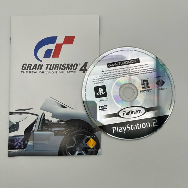 Gran Turismo 4 Platinum PS2 Playstation 2 PAL ITA macchina in copertina