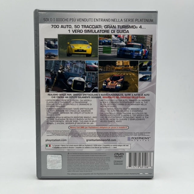 Gran Turismo 4 Platinum PS2 Playstation 2 PAL ITA (usato)
