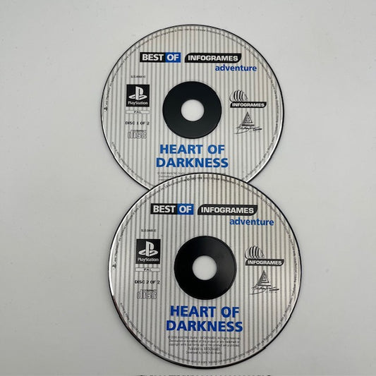 Heart Of Darkness Best Of Infogrames PS1 Playstation 1 PAL ITA LOOSE (USATO)