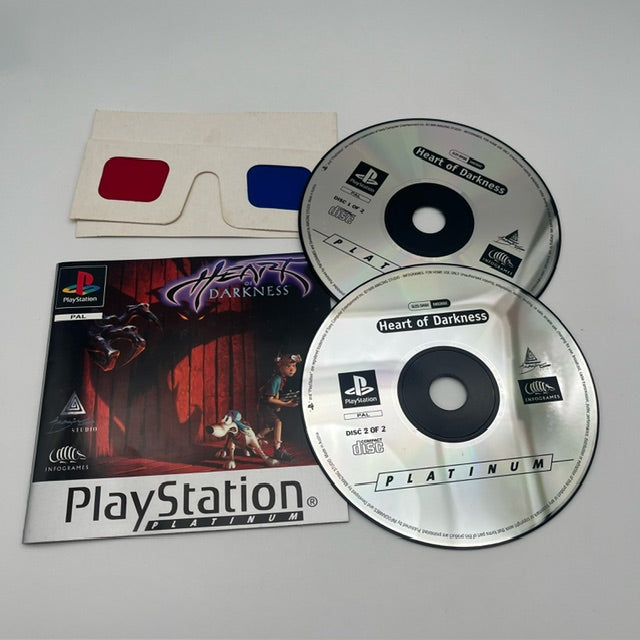 Heart Of Darkness Platinum PS1 Playstation 1 PAL ITA (USATO)