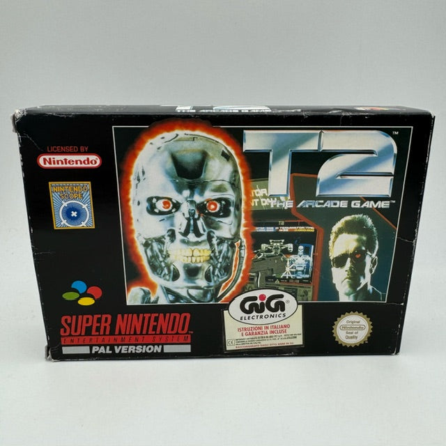 T2 The Arcade Game Terminator 2 SNES Super Nintendo PAL GIG (Usato)