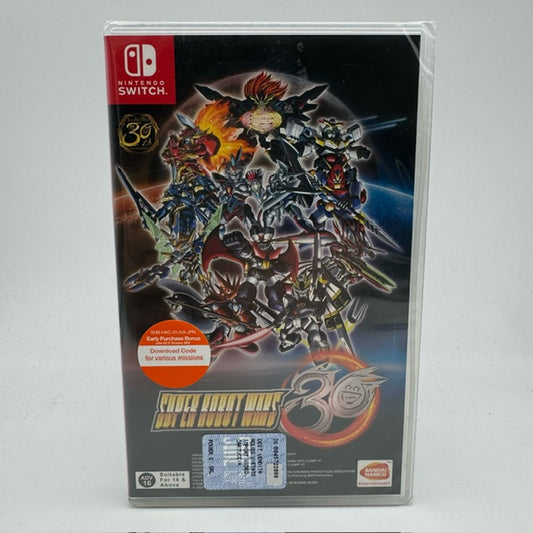 Super Robot Wars 30 30th Anniversary Nintendo Switch IMPORT (NUOVO)