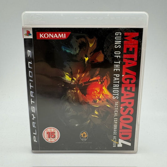 Metal Gear Solid 4: Guns of the Patriots PS3 Playstation 3 Konami Pal  (USATO)