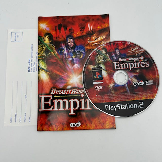 Dynasty Warriors 4 Empires PS2 Playstation 2 PAL ITA (USATO)