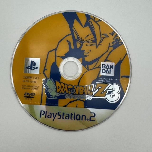 Dragon Ball Z 3 PS2 Playstation 2 NTSC JAP (USATO)