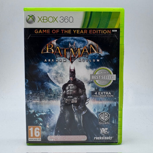 Batman Arkham Asylum Game of the Year Edition Classics  Xbox 360 PAL ITA (USATO)
