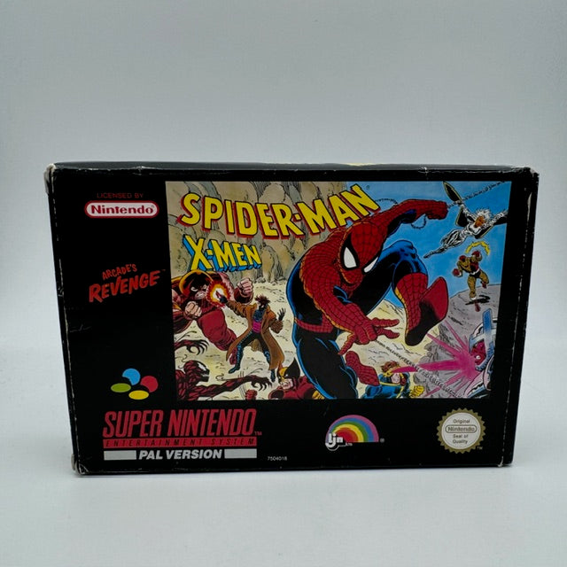 Spider-Man X-Men Arcade's Revenge SNES Super Nintendo PAL ITA (Usato)