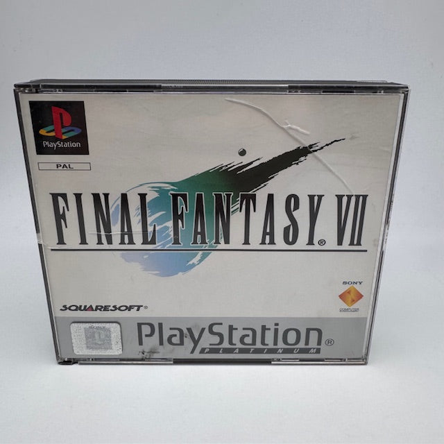 Final Fantasy VII 7 Platinum PS1 Playstation 1 PAL UK (USATO)